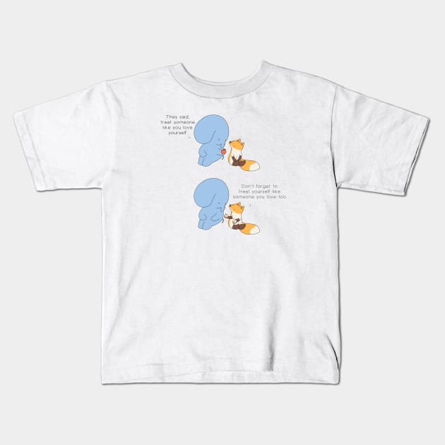 Treat Yourself Kids T-Shirt by Jang_and_Fox